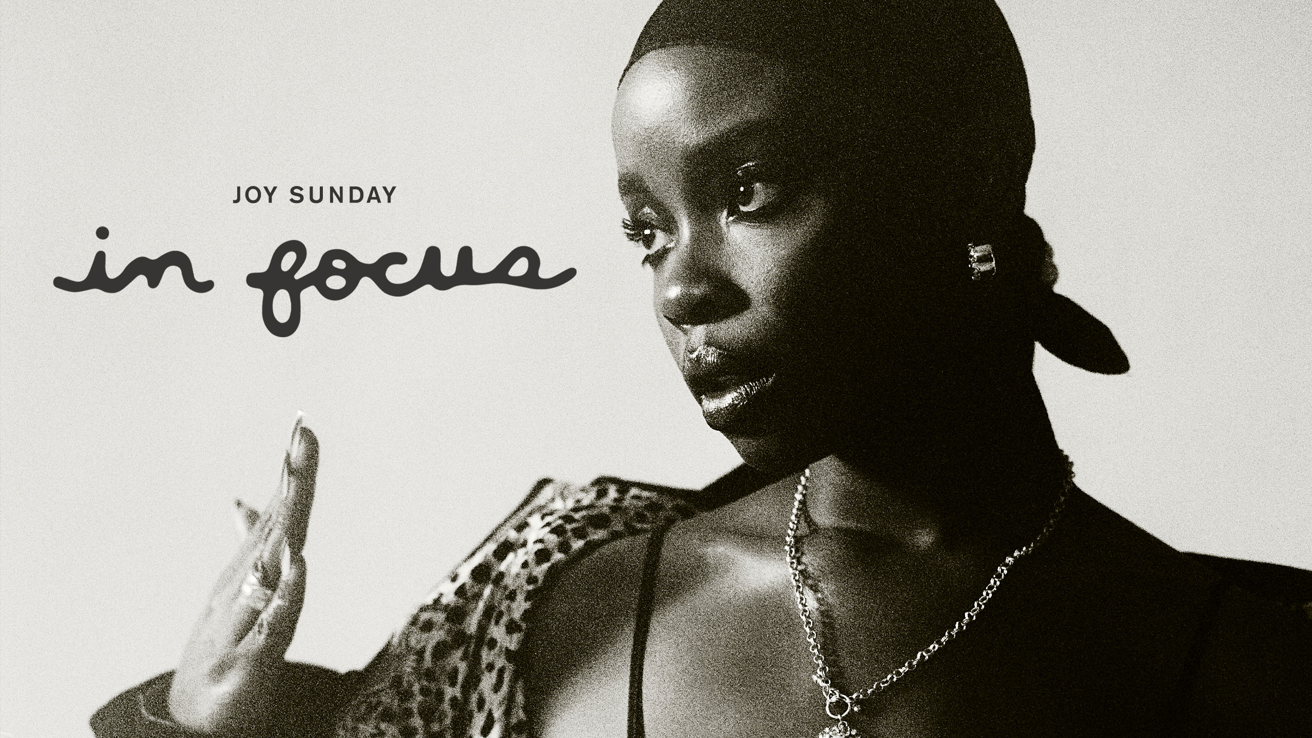 Hero image for Who What Wear September's In Focus feature with Wednesday actress Joy Sunday.