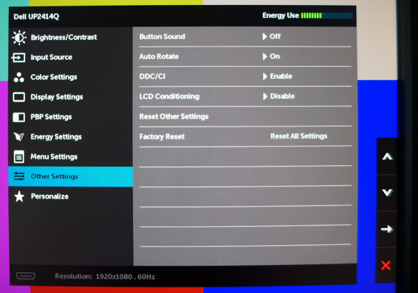 OSD Setup And Calibration Of Dell's UP2414Q - Dell UltraSharp 24 Ultra ...