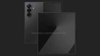 Leaked CAD renders of the Samsung Galaxy Z Fold 7 foldable phone