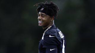 Tank Dell at the Houston Texans mandatory minicamp