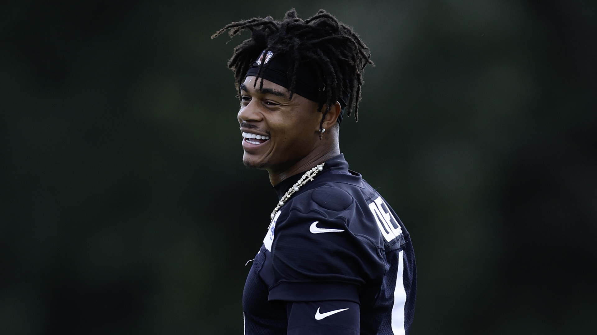 Tank Dell at the Houston Texans mandatory minicamp