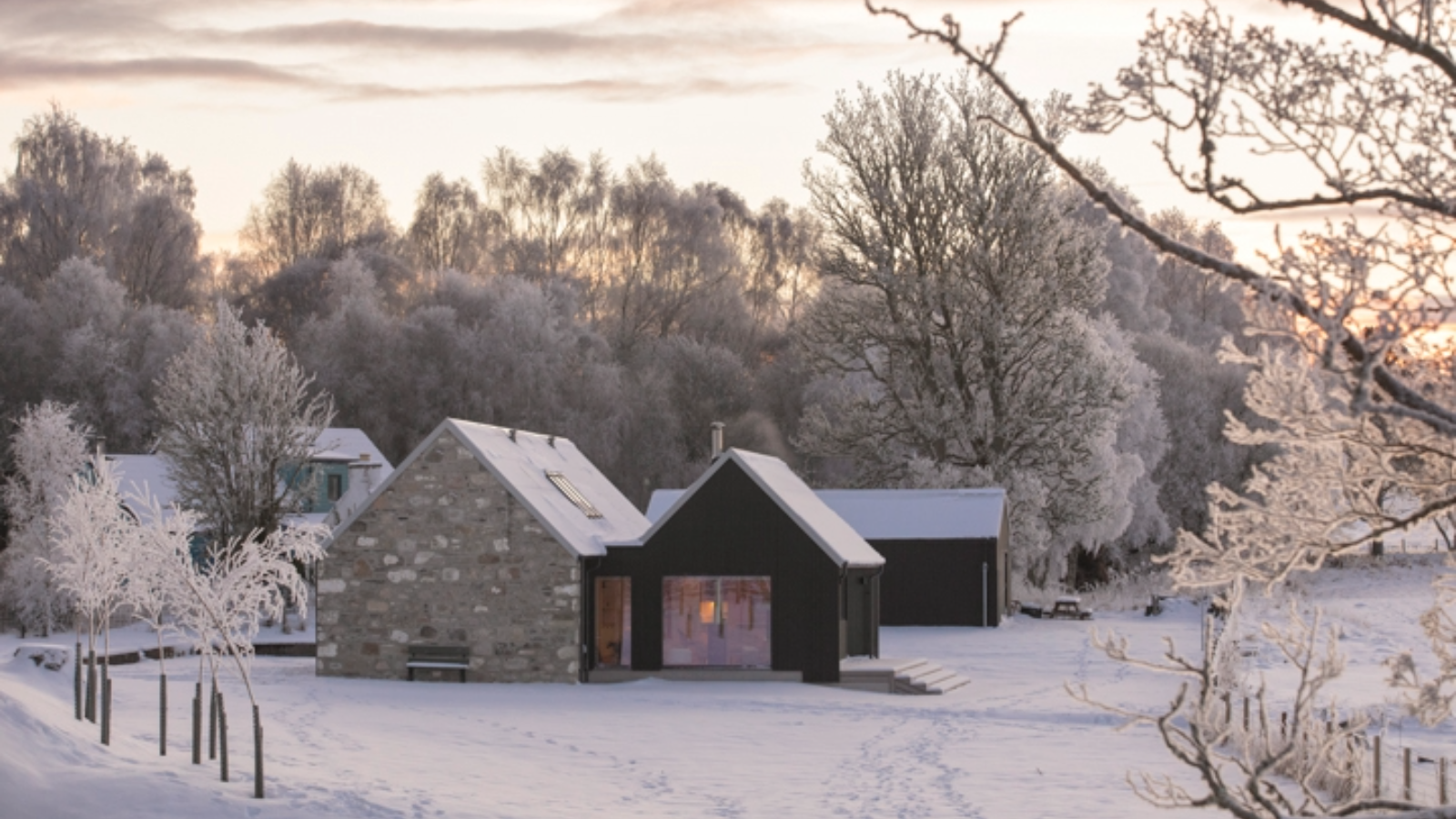 Dulnain, a stone cottage in Scotland, by Loader Monteith