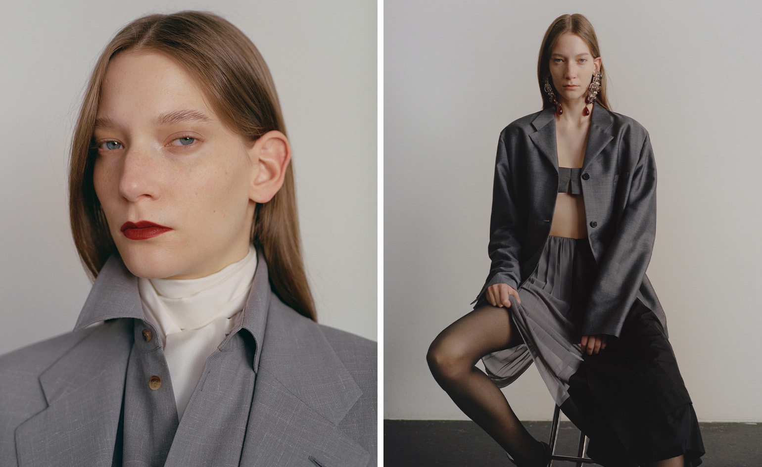 Grey Fashion Trend Office Uniform S/S 2026