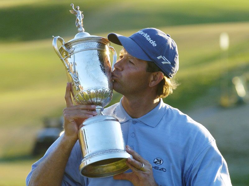 Retief Goosen Playing In The US Open