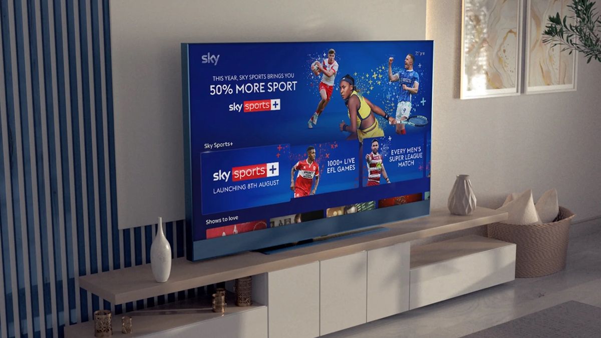 Sky Sports + on Sky Glass TV