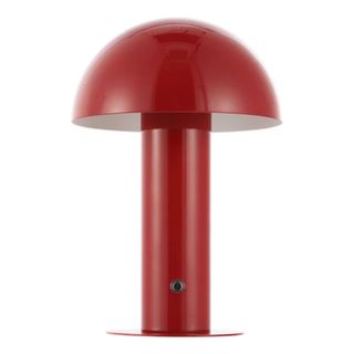 red modern table lamp 