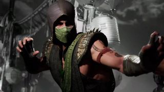 Reptile in Mortal Kombat 1 in human form