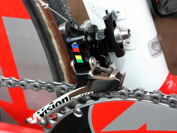 Vision's new Metron front derailleur is essentially a redo of parent company FSA's Energy unit.