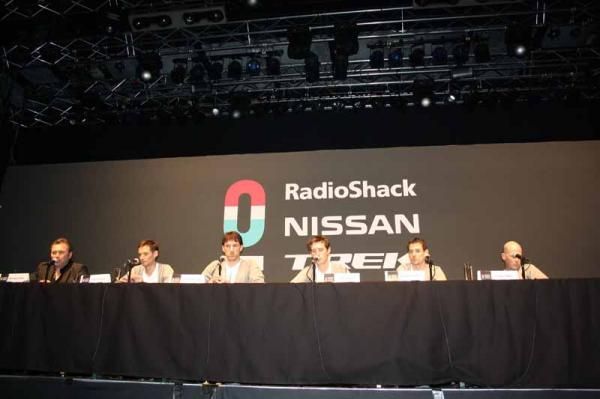 The RadioShack-Nissan press conference