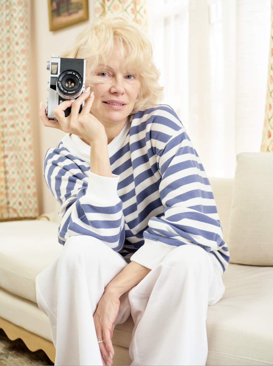 Pamela Anderson wore elevated basics in an Aerie campaign committing to "no AI-generated people or bodies" in future marketing