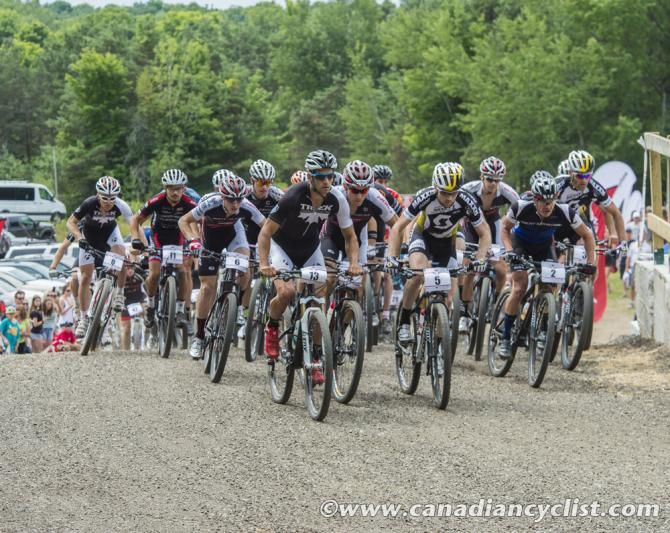 Up over the top of the gravel climb