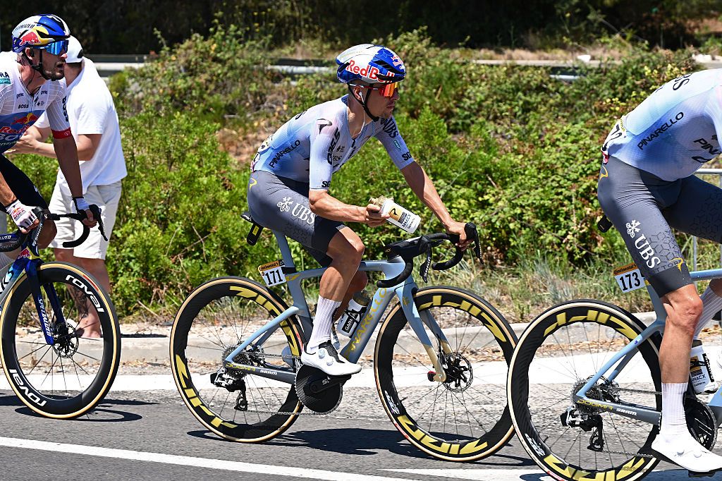 Tom Pidcock of Great Britain and Team Pinarello Q36.5 Pro Cycling competes during the 113th Tour de France 2026, Stage 2 a 168.5km stage from Tarragona to Barcelona 109m