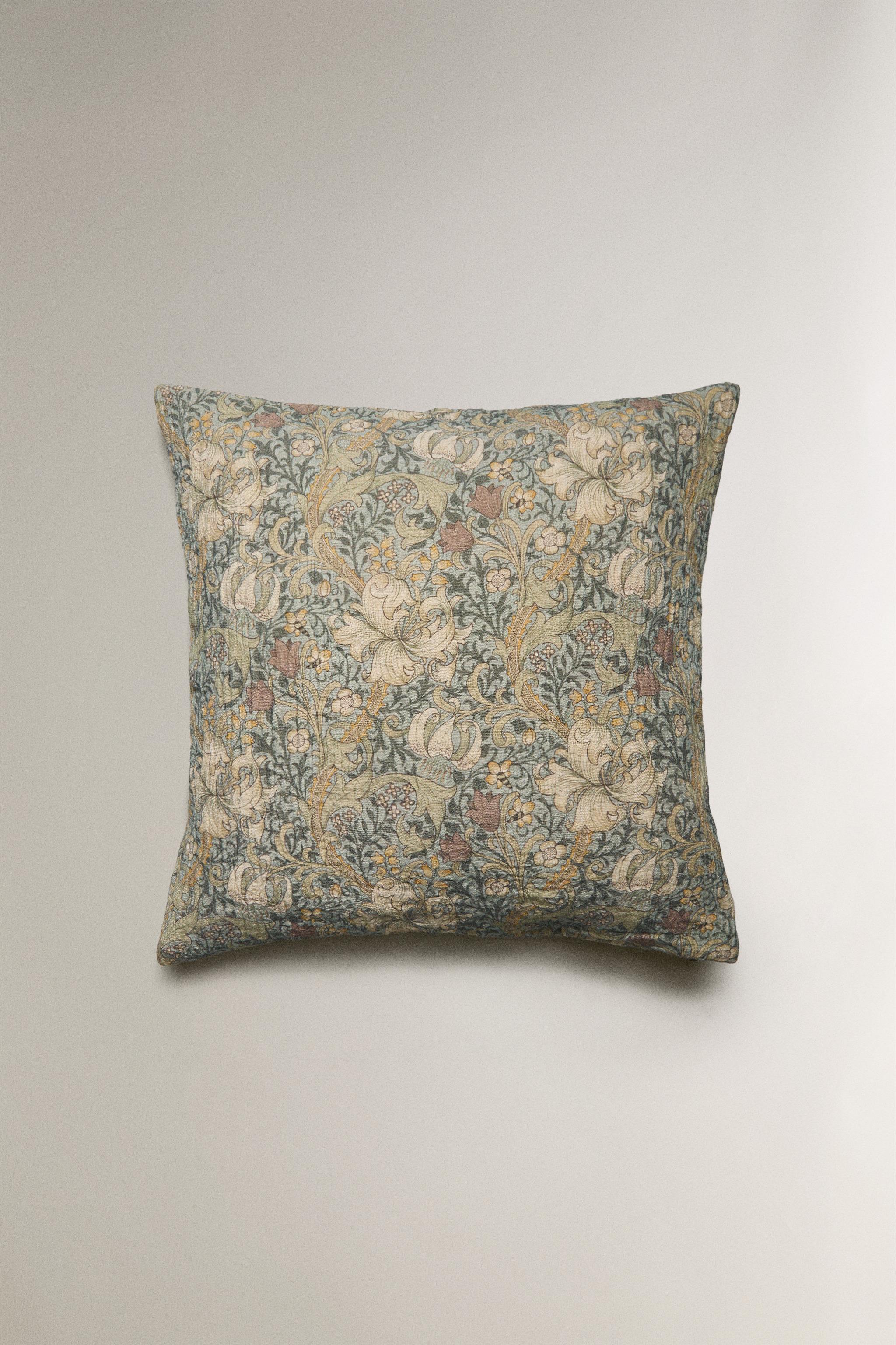 Morris &amp;amp; Co. Leaves Cushion Cover