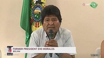 Evo Morales announces his resignation