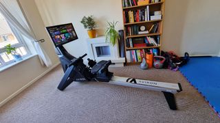 Aviron Strong Series Rower being tested in our full review