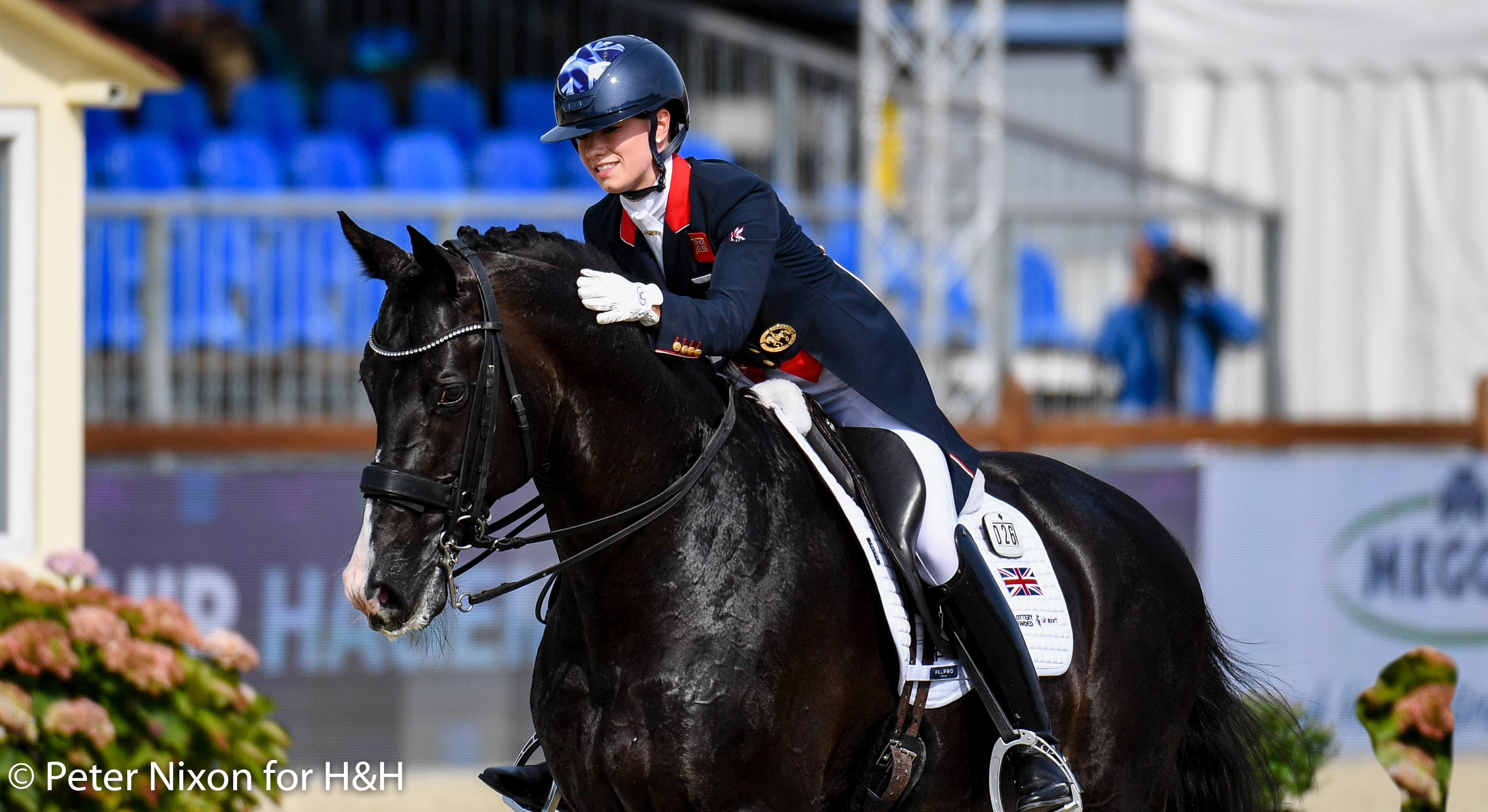 European Dressage Championships freestyle times Lotte Fry riding Everdale during the Grand Prix - Team Competition of the Dressage European Championship held at Hagen A.T.W near Osnabr&amp;uuml;ck in Germany between the 7-12th September 2021