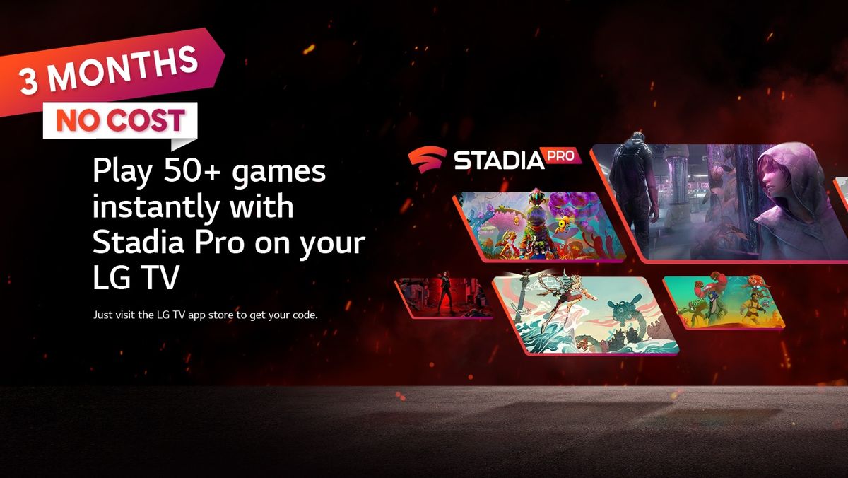 LG TVs come with 3 months&#039; free Google Stadia 