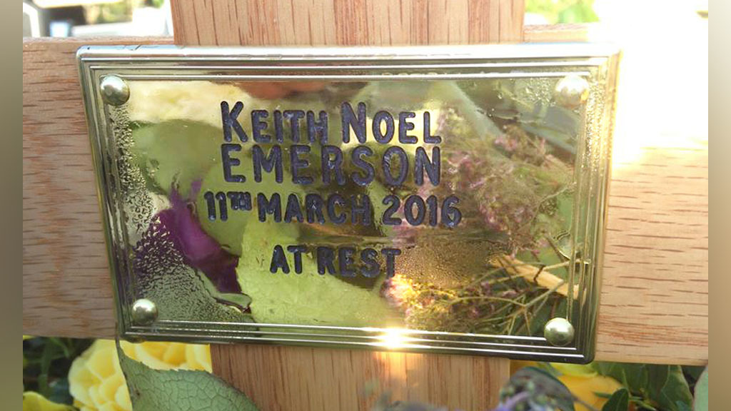 Keith Emerson&#039;s grave