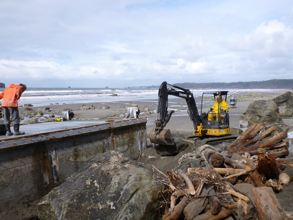 Japan tsunami dock