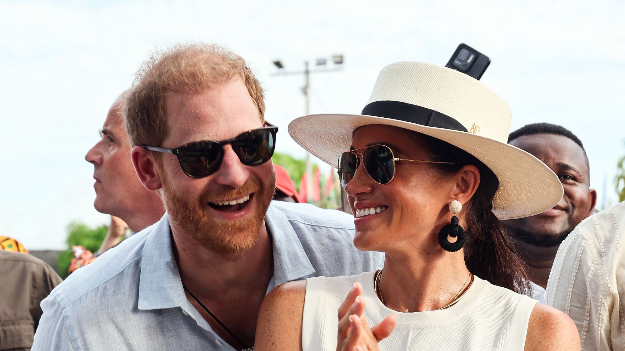 The Duke and Duchess of Sussex on tour in Colombia