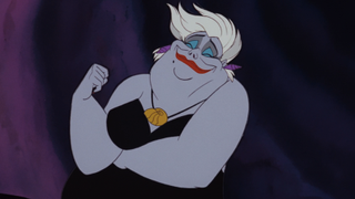 Ursula laughing in The Little Mermaid 