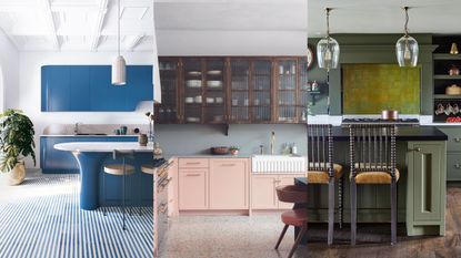 Kitchen color ideas triptych