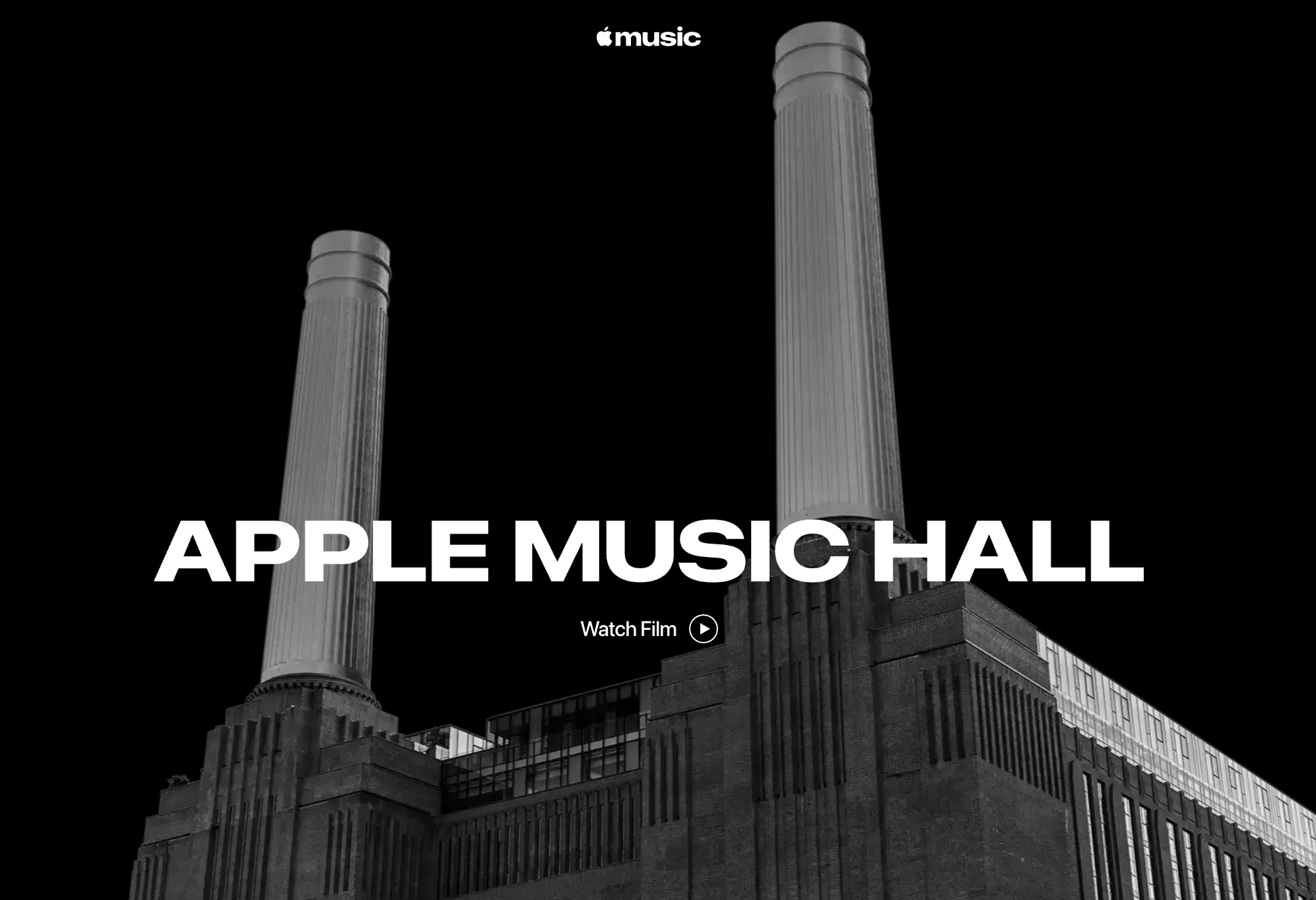 Apple Music Hall website