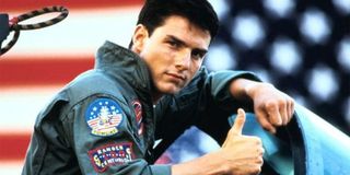 Tom Cruise as Maverick in Top Gun