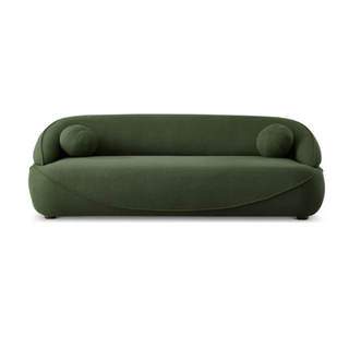 Borsan boucle sofa in green