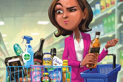 Consumer brands MoneyWeek cover illustration 