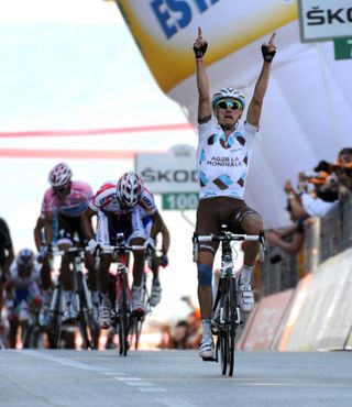 John Gadret wins, Giro d