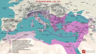 a map of the Byzantine empire