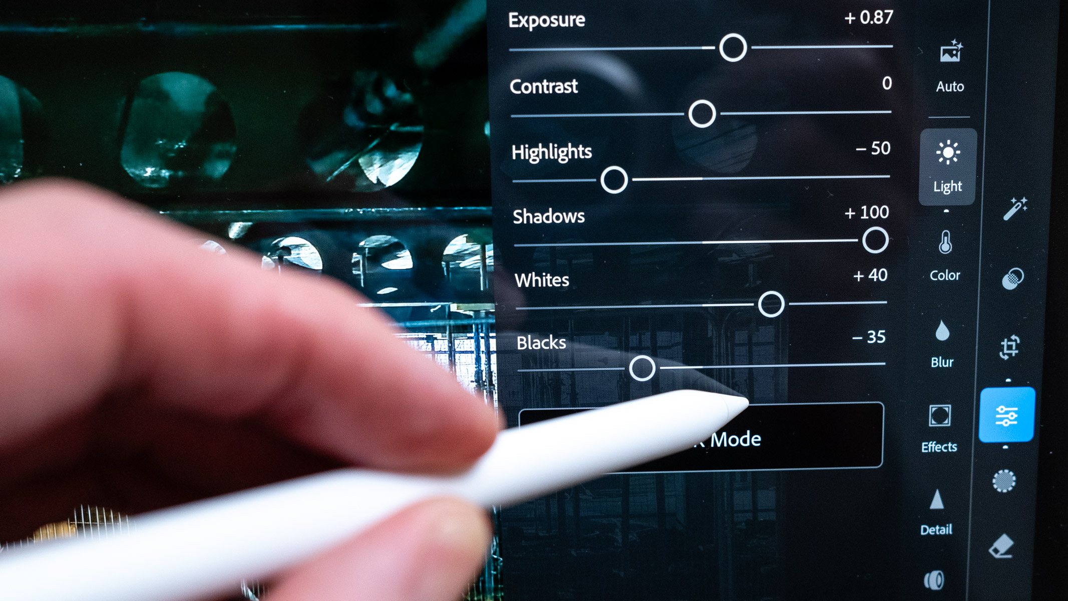 Xiaomi Pad 8 Lightroom mobile