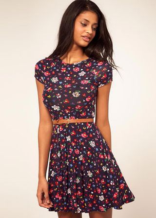 ASOS floral print skater dress, £22