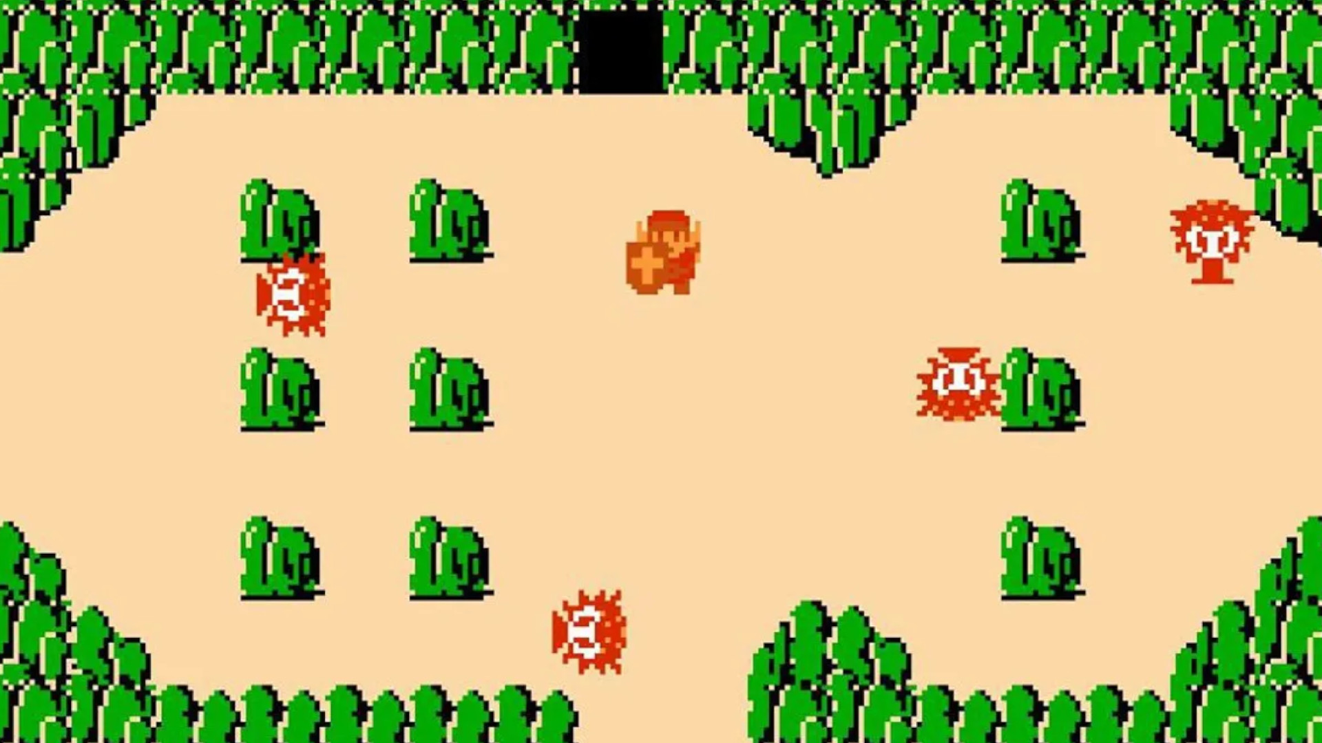Best NES games: Link holding a sword in the game The Legend of Zelda.