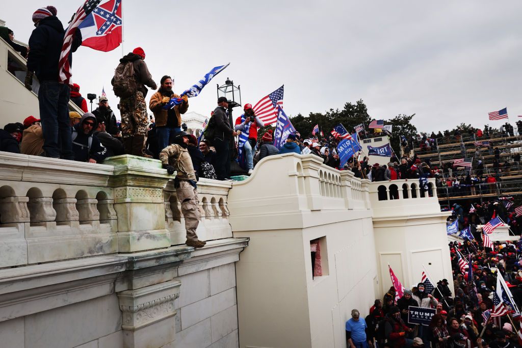 Trump mob storms Capitol.