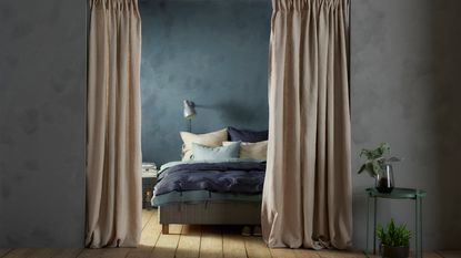 Ikea room divider ideas bedroom curtain