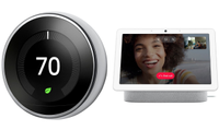Google Nest Smart Thermostat + Google Nest Hub Max: $479.98