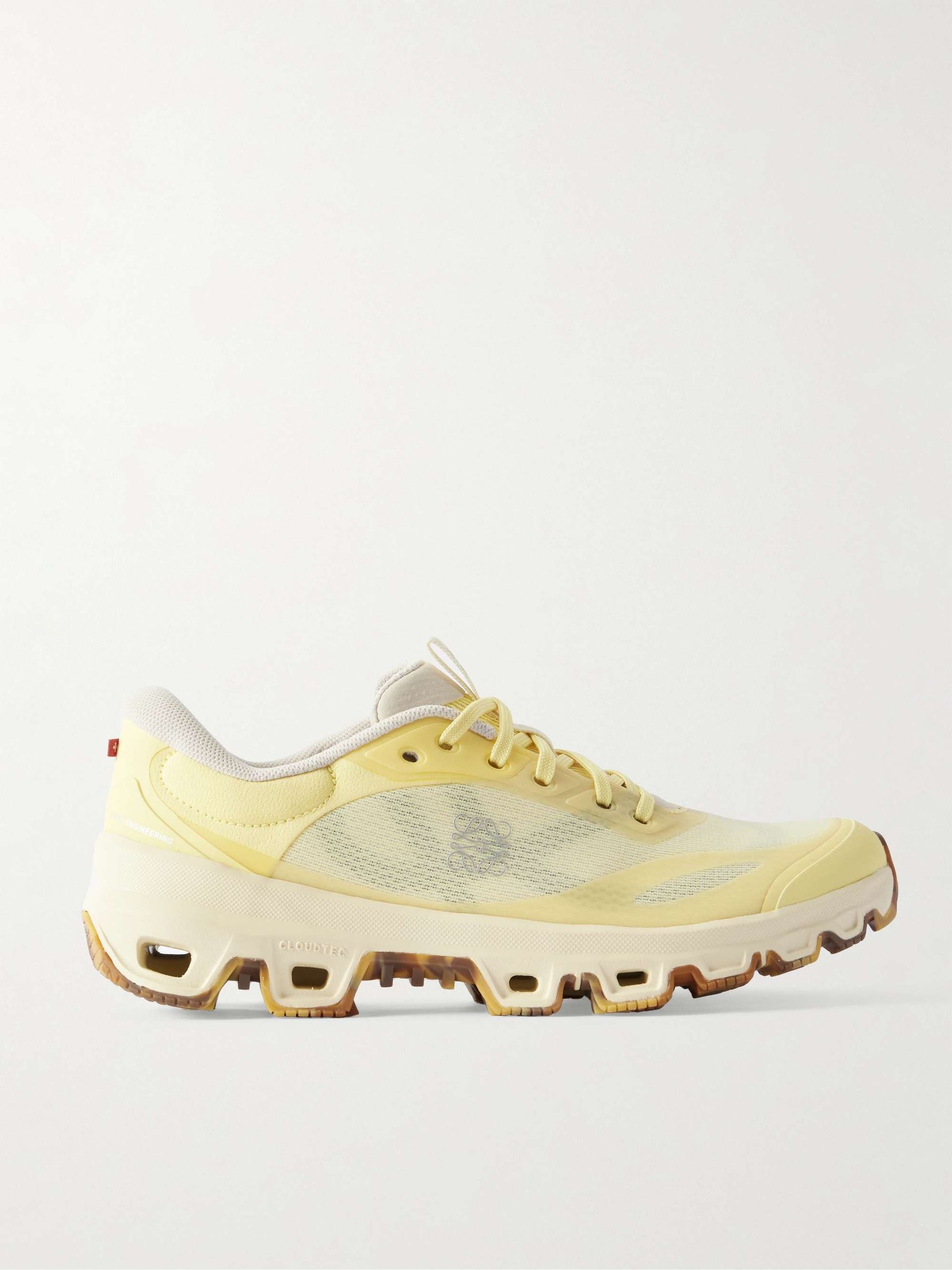 + on Cloudventure 2.0 Rubber-Trimmed Paneled Recycled-Mesh Sneakers
