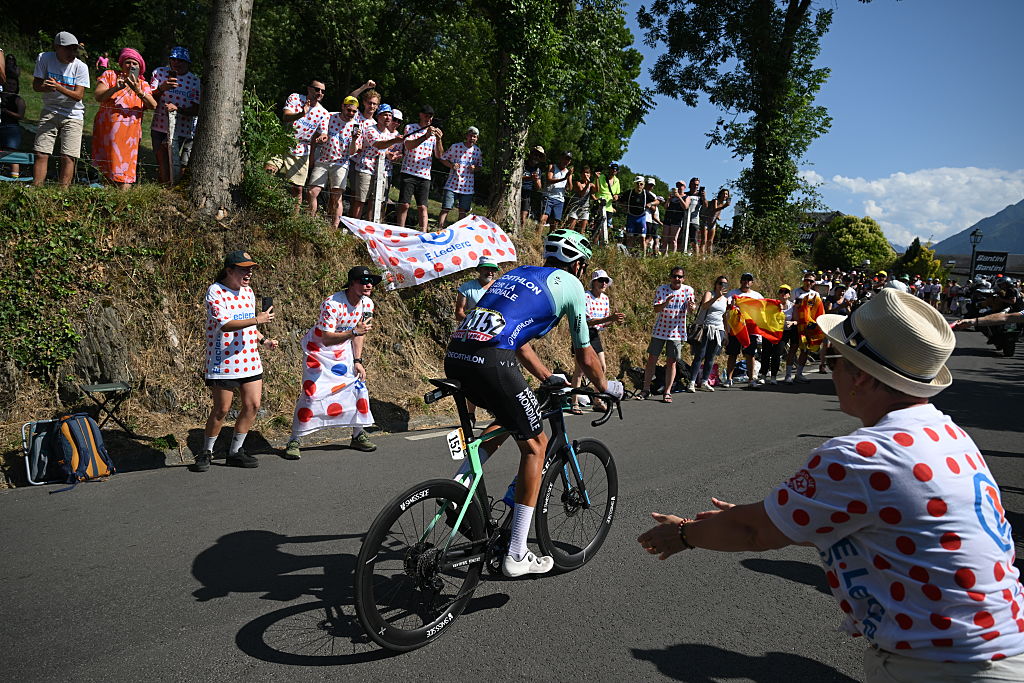 HAUTACAM, FRANCE - JULY 17: Bruno Armirail of France and Team Decathlon AG2R La Mondiale competes during the 112th Tour de France 2025, Stage 12 a 180.6km stage from Auch to Hautacam 1519m / #UCIWT / on July 17, 2025 in Hautacam, France. (Photo by Dario Belingheri/Getty Images)