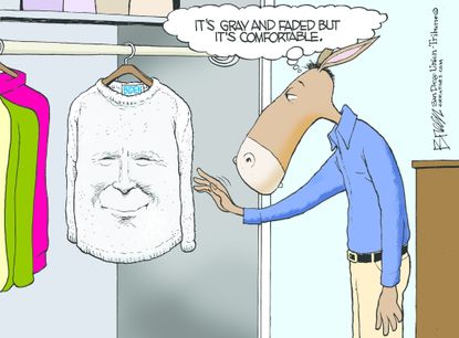 Political Cartoon U.S. Joe Biden sweater
