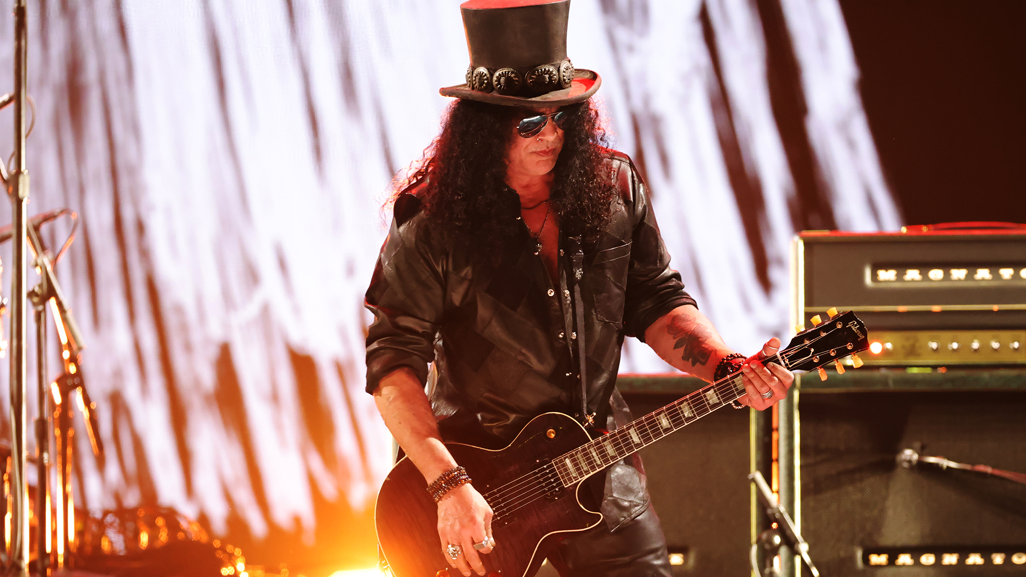 Slash performs onstage during the 68th GRAMMY Awards at Crypto.com Arena on February 01, 2026 in Los Angeles