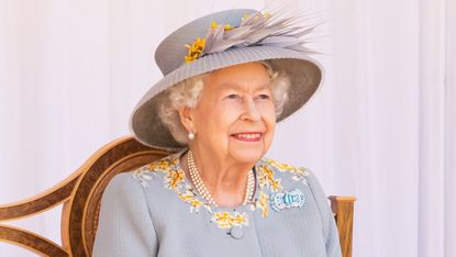 The Queen celebrates moments for women, seen here attending Trooping the Color at Windsor Castle