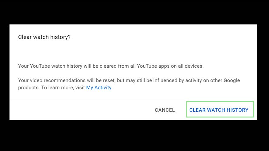 How to delete your YouTube watch history