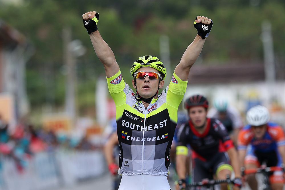 Jakub Mareczko celebrate his win