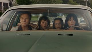 Ewan McGregor, Christian Convery, Maisy Stella, and Anne Hathaway in The End of Oak Street