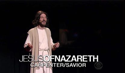 Jesus gives a TED Talk on The Late Show