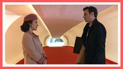  Rachel Brosnahan (Miriam 'Midge' Maisel), Luke Kirby (Lenny Bruce) in The Marvelous Mrs. Maisel season 5