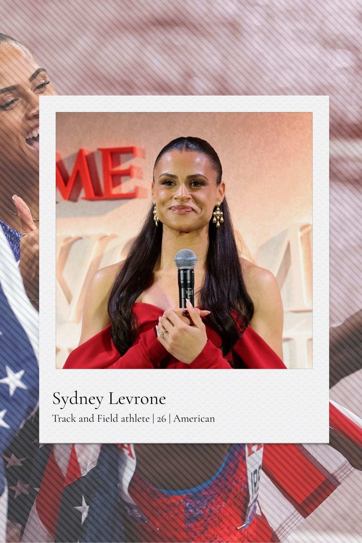 Track and field athlete Sydney McLaughlin-Levrone