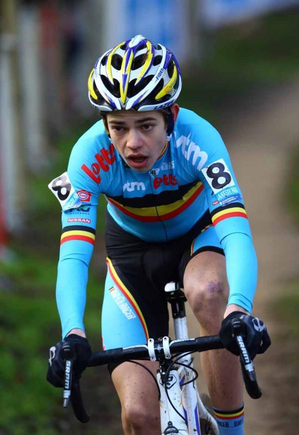 Wout van Aert (Belgium) finished second